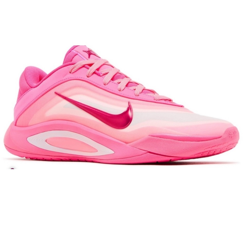AJA WILSON Nike Pink Athletic Shoes with Sleek Design